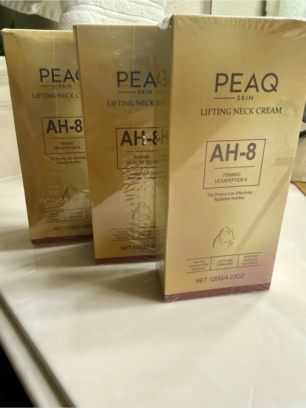 AH-8 Lifting Neck Cream - Gold